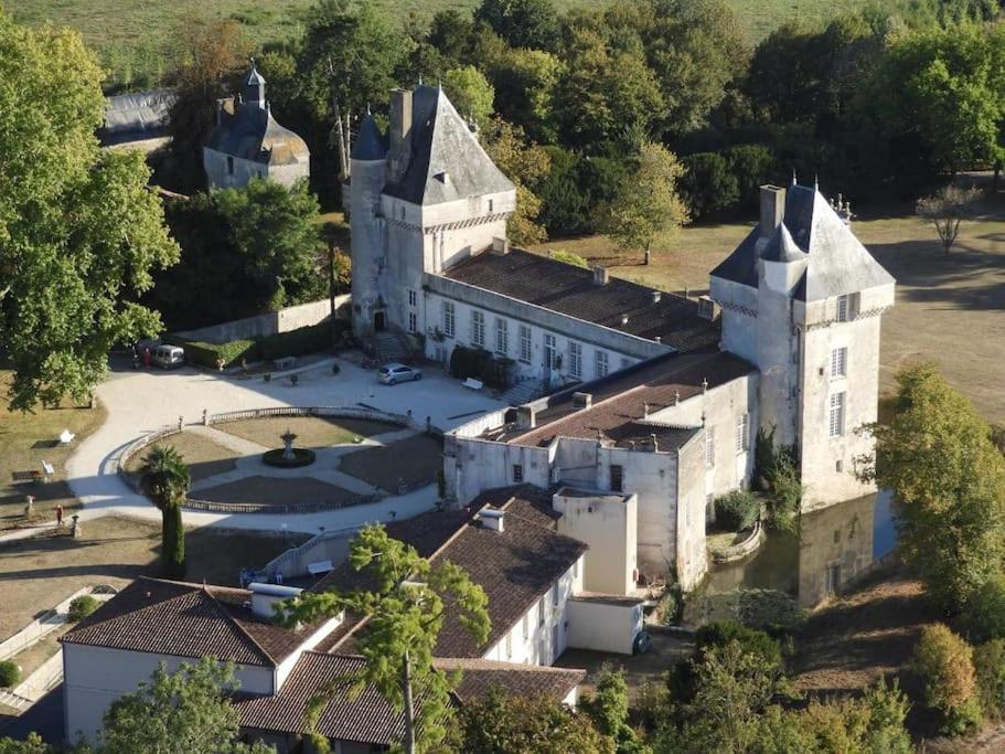 Chateau De Mornay Saint-Pierre-de-l'Isle Exterior foto